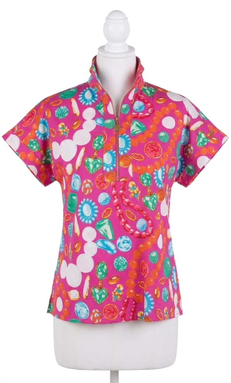 NEW EMILY MCCARTHY poppy pullover top in jewelry box
